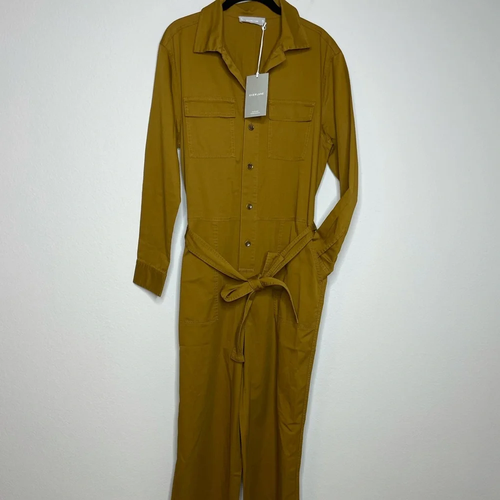 Everlane Mustard Jumpsuit